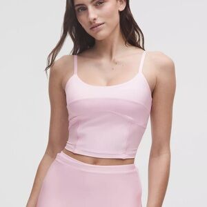 NWT Lululemon Align Tank C/D – Satin – Blissful Pink – Size 6 (RARE)